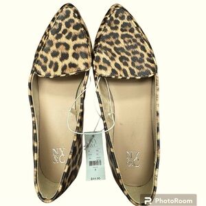 New York & Company Leopard Print Flats